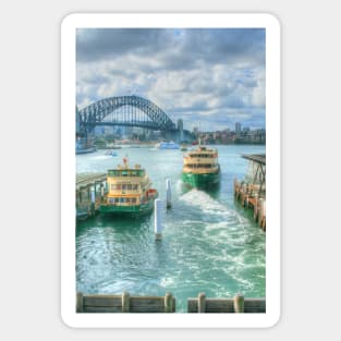 Sydney Harbour from Circular Quay Sticker